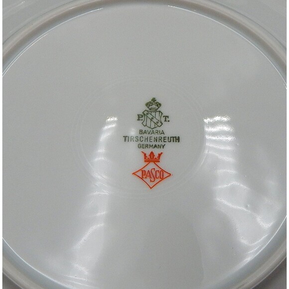 Tirschenreuth Bavaria The Elgin Dinner Plates Set of 4 Germany 10 Inch Silver - Picture 11 of 11